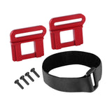 Maxbell 1/8 Sledge Battery Holder Sturdy Replacement Parts Metal Upgrade Accessories red