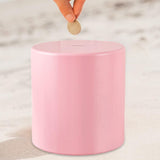 Maxbell Piggy Bank Desk Stool Shape Decorative Money Bank for Kids Boys Girls Adults Pink