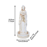 Maxbell Virgin Mary Statue Decoration Figure Statue for Cabinet Dining Room Bookcase