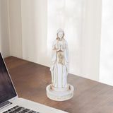 Maxbell Virgin Mary Statue Decoration Figure Statue for Cabinet Dining Room Bookcase