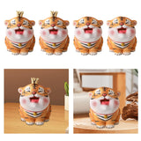 Maxbell Piggy Bank Tabletop Decoration Coin Bank for Festival Hoilday Gifts Corridor taken out Crown