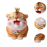 Maxbell Piggy Bank Tabletop Decoration Coin Bank for Festival Hoilday Gifts Corridor taken out Crown