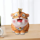 Maxbell Piggy Bank Tabletop Decoration Coin Bank for Festival Hoilday Gifts Corridor not taken out Crown