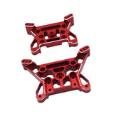 Maxbell 2x Upgrade Parts Front and Rear Metal Shock Tower for 1:10 Scale 10208 Parts red