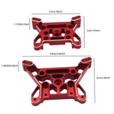 Maxbell 2x Upgrade Parts Front and Rear Metal Shock Tower for 1:10 Scale 10208 Parts red