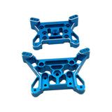 Maxbell 2x Upgrade Parts Front and Rear Metal Shock Tower for 1:10 Scale 10208 Parts blue