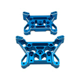 Maxbell 2x Upgrade Parts Front and Rear Metal Shock Tower for 1:10 Scale 10208 Parts blue