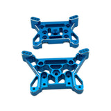 Maxbell 2x Upgrade Parts Front and Rear Metal Shock Tower for 1:10 Scale 10208 Parts blue