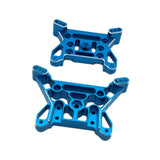 Maxbell 2x Upgrade Parts Front and Rear Metal Shock Tower for 1:10 Scale 10208 Parts blue