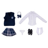 Maxbell 7Pcs 1/6 Scale Women Figure Doll Clothes for 12in Female Action Figures Accs Navy