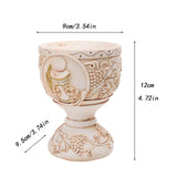 Maxbell Holy Grail Cup Crafts Counterpiece Resin for Cosplay Prop Office Living Room