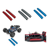 Maxbell 2 Pieces RC Chasiss Side Guard Side Guard Protector for 1:10 Scale Car Model red