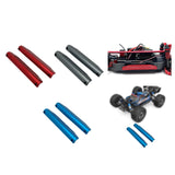 Maxbell 2 Pieces RC Chasiss Side Guard Side Guard Protector for 1:10 Scale Car Model red