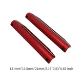Maxbell 2 Pieces RC Chasiss Side Guard Side Guard Protector for 1:10 Scale Car Model red