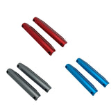 Maxbell 2 Pieces RC Chasiss Side Guard Side Guard Protector for 1:10 Scale Car Model red