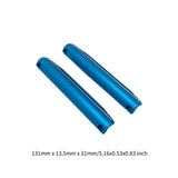 Maxbell 2 Pieces RC Chasiss Side Guard Side Guard Protector for 1:10 Scale Car Model blue