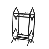 Maxbell Black Vinyl Record Stand Minimalist Record Storage Shelf for Sofa Commercial