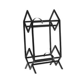 Maxbell Black Vinyl Record Stand Minimalist Record Storage Shelf for Sofa Commercial
