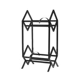Maxbell Black Vinyl Record Stand Minimalist Record Storage Shelf for Sofa Commercial