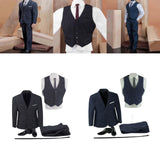 Maxbell 7 Pieces 1:6 Male Figure Doll Clothes Costume for 12" Doll Model Figures
