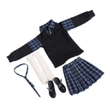 Maxbell 1/6 Scale Female Figure Doll Skirt Clothes Stylish for 12 inch Action Figure Black