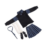 Maxbell 1/6 Scale Female Figure Doll Skirt Clothes Stylish for 12 inch Action Figure Black
