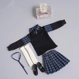 Maxbell 1/6 Scale Female Figure Doll Skirt Clothes Stylish for 12 inch Action Figure Black