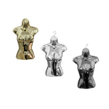 Maxbell Female Mannequin Torso Fashion Hanging Hook for Store Retail Dressmaker Form Gold