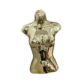 Maxbell Female Mannequin Torso Fashion Hanging Hook for Store Retail Dressmaker Form Gold