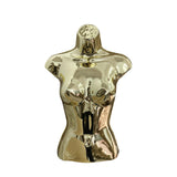 Maxbell Female Mannequin Torso Fashion Hanging Hook for Store Retail Dressmaker Form Gold