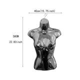 Maxbell Female Mannequin Torso Fashion Hanging Hook for Store Retail Dressmaker Form Black