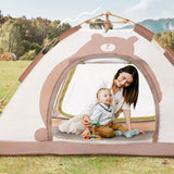 Maxbell Kids Play Tent for Boys and Girls Outdoor Tent for Party Playgrounds Picnics 200x140x120cm White