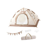 Maxbell Kids Play Tent for Boys and Girls Outdoor Tent for Party Playgrounds Picnics 200x140x120cm White