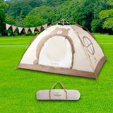 Maxbell Kids Play Tent for Boys and Girls Outdoor Tent for Party Playgrounds Picnics 200x140x120cm White