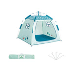 Maxbell Kids Play Tent for Boys and Girls Outdoor Tent for Party Playgrounds Picnics 120x120x108cm Blue