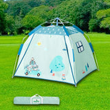 Maxbell Kids Play Tent for Boys and Girls Outdoor Tent for Party Playgrounds Picnics 120x120x108cm Blue