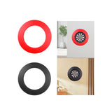 Maxbell Target Boards Surround Round Backboard Stable Protection for Home Garage Office red