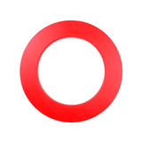 Maxbell Target Boards Surround Round Backboard Stable Protection for Home Garage Office red