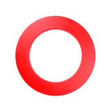 Maxbell Target Boards Surround Round Backboard Stable Protection for Home Garage Office red