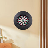 Maxbell Target Boards Surround Round Backboard Stable Protection for Home Garage Office black