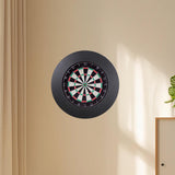 Maxbell Target Boards Surround Round Backboard Stable Protection for Home Garage Office black