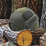 Maxbell Helmet Wear Resisting Protective Headgear for Game Cycling Camping Green