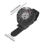 Maxbell Scuba Compass Professional Luminous for Divers for Sailing Hiking Underwater black