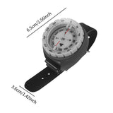 Maxbell Scuba Compass Professional Luminous for Divers for Sailing Hiking Underwater gray