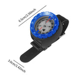 Maxbell Scuba Compass Professional Luminous for Divers for Sailing Hiking Underwater blue