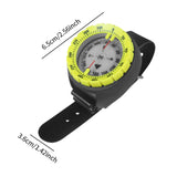 Maxbell Scuba Compass Professional Luminous for Divers for Sailing Hiking Underwater yellow