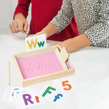 Maxbell Montessori Sand Tray with 26 Letter Cards 10 Nubmer Cards for Classroom Kids Pink