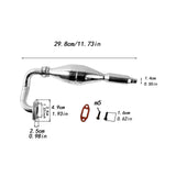 Maxbell 15003 Exhaust Pipe Metal RC Car Exhaust Pipe for HSP 1/5 Model Monster Truck