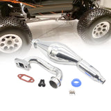Maxbell 15003 Exhaust Pipe Metal RC Car Exhaust Pipe for HSP 1/5 Model Monster Truck
