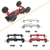 Maxbell Front Rear Axle Housing RC Accessory for MN78 1/12 RC Car Remotes Control Car Red